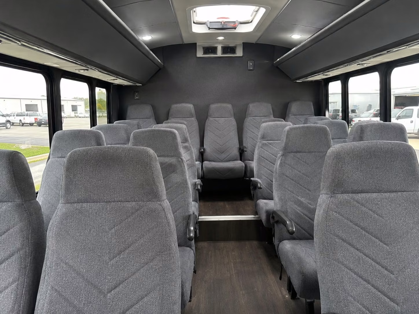 18 passenger minibus inside