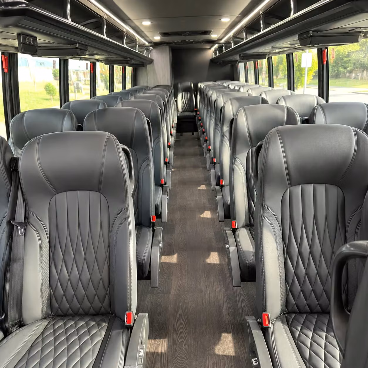 25 passenger minibus interior