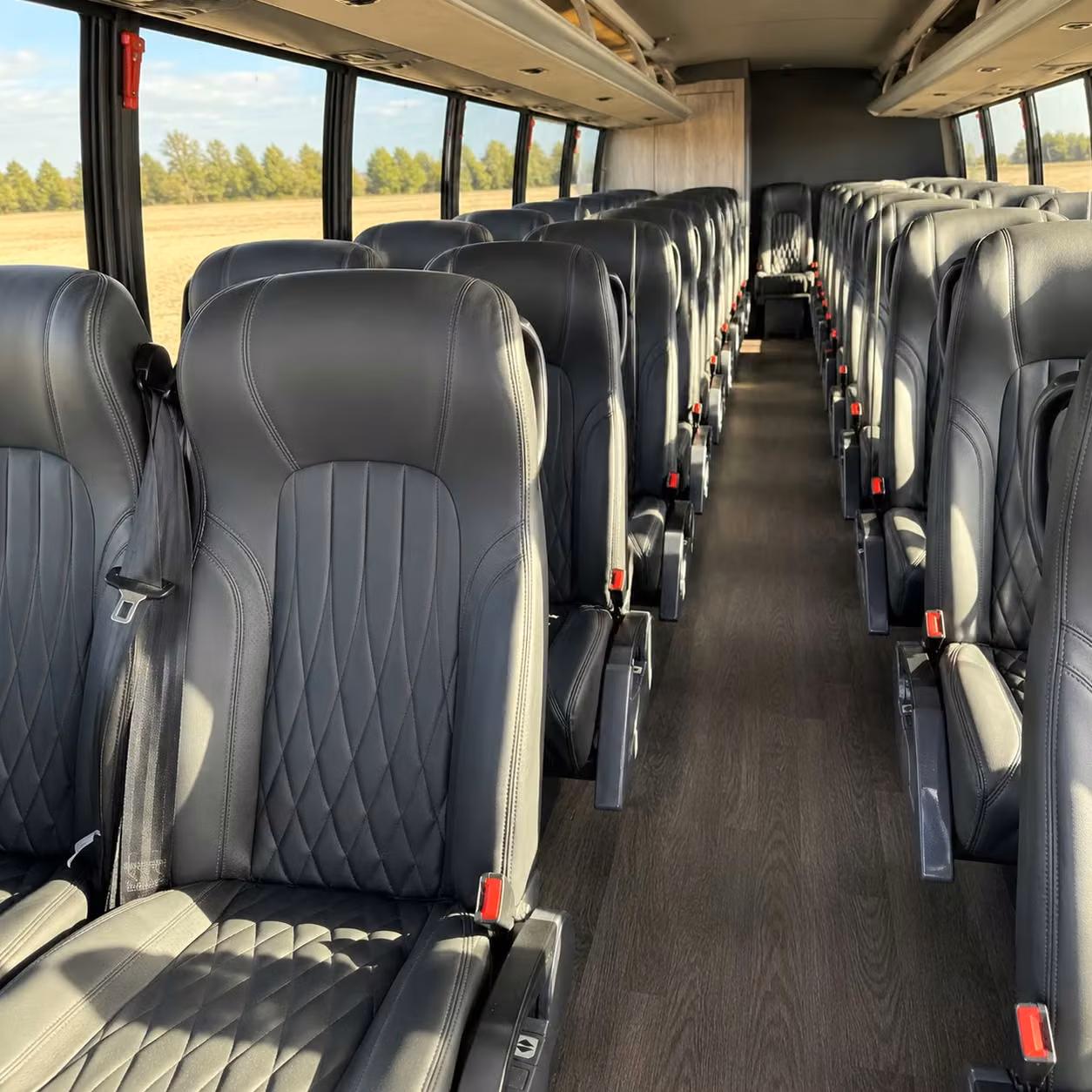 28 passenger minibus inside