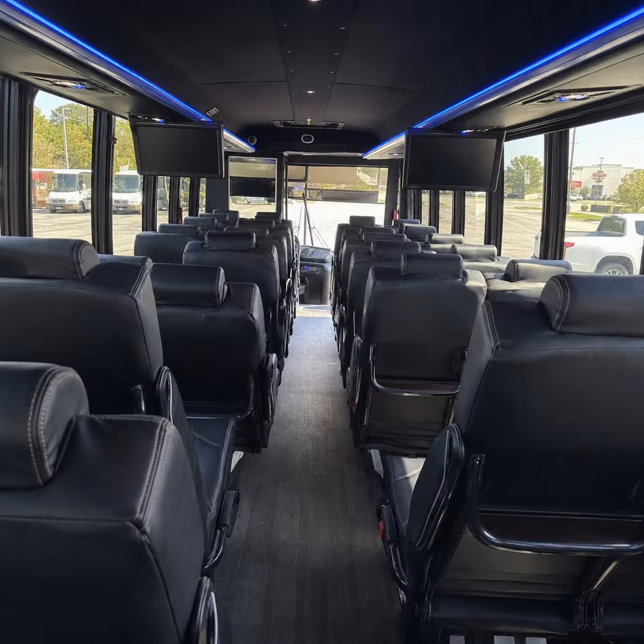 35 passenger minibus interior