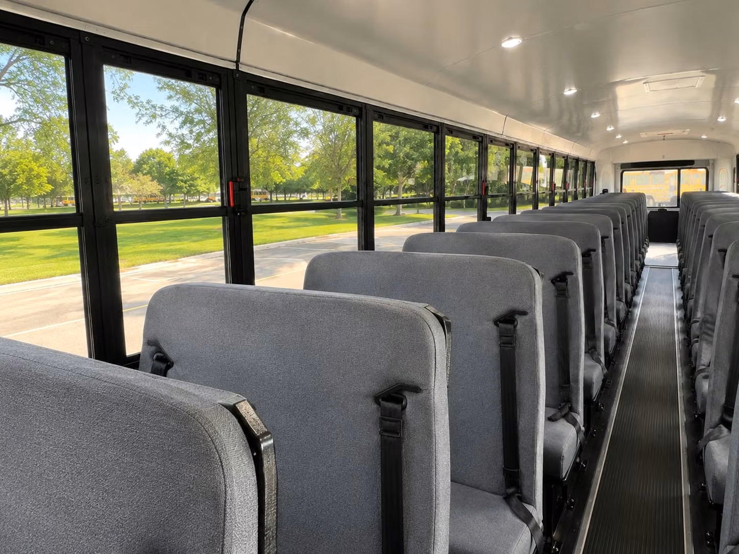 school bus interior